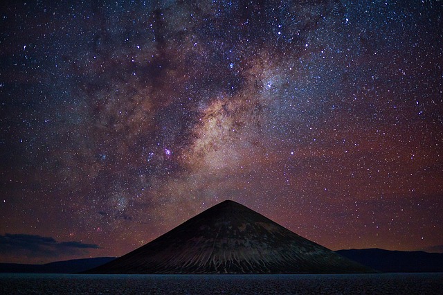 満点の星空とカメラ
