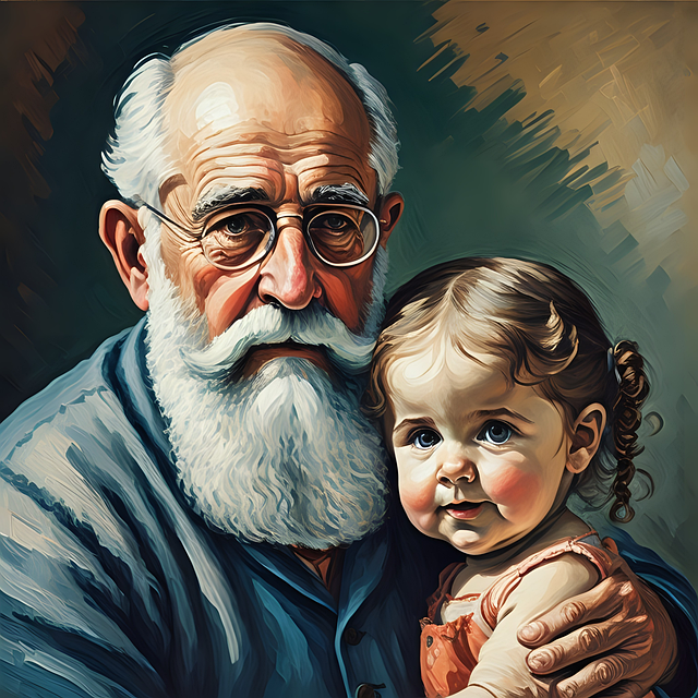 介護用品のカタログを真剣に見つめ、注意深く選ぶ家族の様子