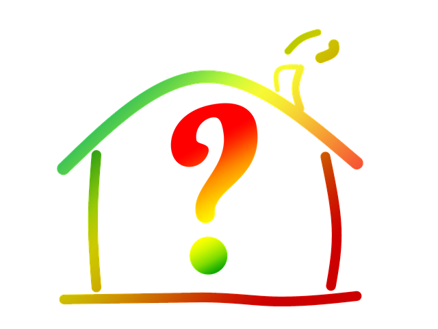 疑問符とギターのイラスト