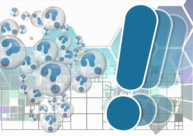 コーヒーに関する疑問を解決するイメージ、疑問符とコーヒーカップ