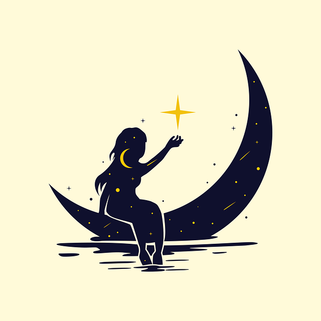 疑問が解決してひらめく人のイラスト