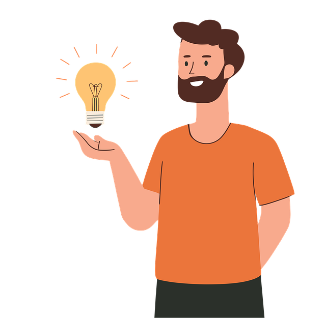 疑問を解決するイメージの人物