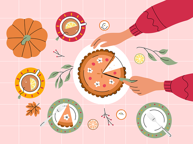 笑顔で料理を楽しむ人々、食卓を囲む家族