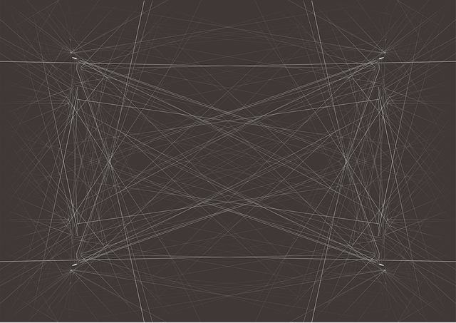 ヘッドセットのケーブルが絡まっている様子