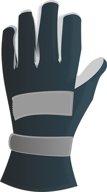 DIY作業中の安全確認、保護具を着用し慎重に作業する手元