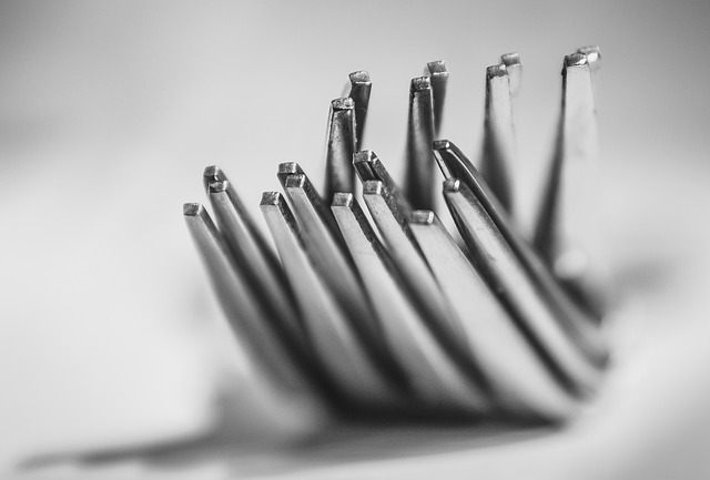 基本的な調理器具が並べられた清潔なキッチン