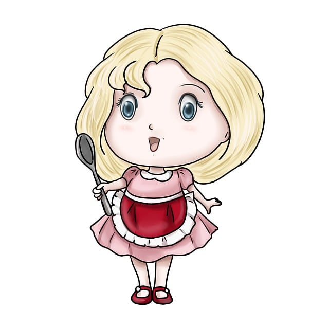 笑顔で料理をする人。豊かな食卓のイメージ。