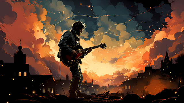 ベースを弾く際の注意点を説明する様子