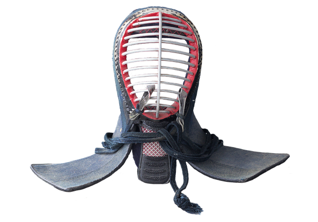 剣道着を着て竹刀を構える初心者剣士のイメージ