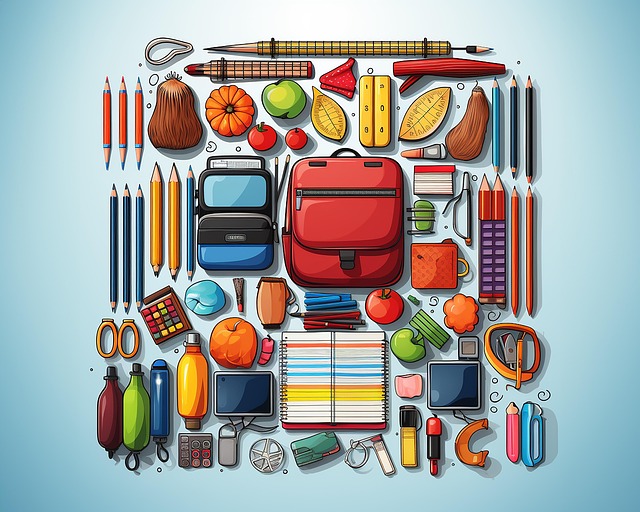 プログラミングスクールのパンフレットや資料を広げ、真剣に比較検討する人